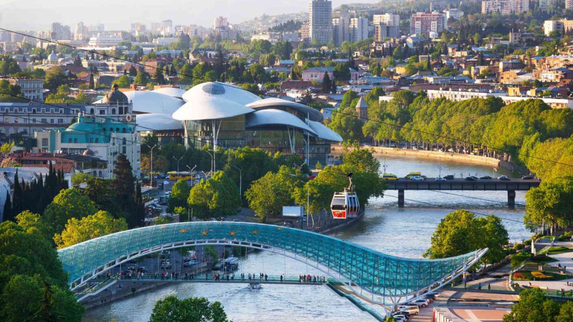 Tbilisi, Georgia cityscape